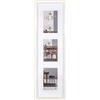 walther design bianco 3X 10x15 cm galleria con passe-partout, cornice in legno Fiorito EF315VW