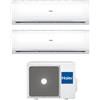 Haier Climatizzatore Dual Split Inverter 9000 + 12000 Btu Condizionatore con Pompa di Calore Classe A++/A+ (Unità Interna + Unità Esterna ) - H2U14TAAOUT + HAS09TAAIN + HAS12TAAIN Trendy