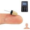 PingaOculto Auricolari Spia GSM Esami Vip Pro Invisibile Nascosto Carta SIM con Microfono Senza Fili e Strisce Adesive - Micro Cuffie Invisibili Piccolo (Auricolari Spia Vip Pro SuperMini Scheda GSM)