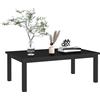 Outsunny Tavolino rettangolare in alluminio con piano a doghe per interno/esterno, 100 x 60 x 37 cm nero