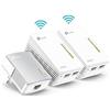 TP-Link (TG. AV600 + 300 Mbps WiFi (3 Pezzi)) TP-Link TL-WPA4220T Kit Powerline WiFi, AV