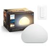 Philips Hue White Ambiance Wellner, Lampada da Tavolo Smart, Bluetooh, Controllo