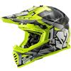 LS2 MX437 FAST II MINI CRUSHER BLACK YELLOW (M)