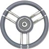 Savoretti Armando VOLANTE TIMONE Ø35 CM A 6 RAZZE INOX E POLIURETANO BARCA GOMMONE - T27