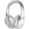 ND NEXT DESTINATION Auricolari Cuffie senza fili Bluetooth 5.3, cuffie ibride ad archetto con microfoni sovraurali con audio stereo HiFi, casco wireless over ear con cancellazione del rumore