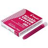 PILOT Lot de 6 Boites de 6 Cartouches d'encre pour stylo Parallel Pen Rouge
