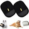 LYNBLY 2 Pezzi Pets Double Sided Grooming Glove, Static Removal Gloves, Guanti riutilizzabili per animali domestici, Guanti Doppia Faccia per Rimozione Peli Animali per Divani, Tappeti, Seggiolini Auto