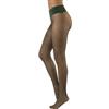 CALZITALY Collant Velati, Collant senza Cuciture, Calze Trasparenti, 15 DEN, Nero, Naturale, Blu, Viola, Verde, Rosso, Pois, S, M, L, XL, XXL, Made in Italy (XXL, Verde Bosco)