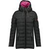 Canadian Peak Astaneak Lady - Parka Longue Epaisse Chaude Femme Automne Hiver - Manteau Fin Capuche Fausse Fourure - Blouson Coupe Vent - Doudoune Elegante Femmes (Gris Fonce XXL)