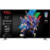 TCL Smart TV 55" 4K Ultra HD QD-Mini LED Google TV Classe F Metallico 55C69K TCL
