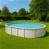 Gre Piscina Ovale Groenlandia KITPROV508N - 500x300x132cm con Filtro a Sabbia