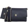 Tommy Hilfiger Donna Borsa a Tracolla Joy Crossover Tracolla Larga, Blu (Space Blue), Taglia Unica