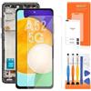AGCUT 6.5 Incell Schermo per Samsung A52 5G LCD Display per Galaxy A52 5G SM-A526B SM-A526U LCD Touch Digitizer Assembly con Riparazione Strumenti, Nero con Telaio, Senza Fingerprint Unlocking
