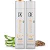 GK Hair Cheratina Globale Moisturizing Shampoo e Balsamo Set Idratanti per Capelli Colorati - Uso Quotidiano da Secchi a Normali Senza Parabeni 300ml