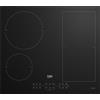 Beko Piano Cottura Induzione 60cm 4 Fornelli Nero Vetro Touch 7200W HII64210FMTR
