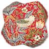 Portmeirion Home & Gifts Set di 6 Strawberry Thief Sottobicchieri Rossi S/6 (s), Legno e Sughero, Rosso, 10.5 x 10.5 x 0.58 cm, 6 unità