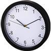 Hama Pure Quartz wall clock Cerchio Nero