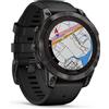Garmin Garmin Fenix 7 pro sapphire solar grigio cinturino nero