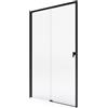 Roca Metropolis-N porta doccia 120 cm scorrevole nero opaca/vetro trasparente AMP1312016M