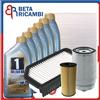 Selezionata da BT RICAMBI Kit Tagliando Kia Venga 1.4 CRDi 4 Filtri Aria Abitacolo 6L Olio 0W40 Mobil