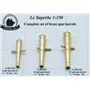 HiSModel Heller Le Superbe, Glorieux 1:150 - set completo di 74 pistole in ottone