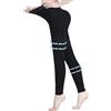 AMZAM® Collant a compressione medica per donne e uomini, 20-30 mmHg, leggings a compressione graduata, opachi, senza piedi, calze ad alta compressione per edema, vene varicose, post chirurgia, nero, M