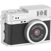 Bewinner Vintage Mini Digital Camera, Video FHD FHD 1080p in Stile retrò, Fotocamere Digitali a Tasca Luminosa a LED, Fotocamera Tascabile Compatta Portatile con Scheda da 128 GB (BLACK)