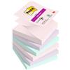 post-it Ricariche di foglietti Post-it Super Sticky Z-Notes Soulful - conf. 6 blocchetti 90 ff 76x76 mm R330-6SS-SOUL