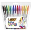 bic Penne a sfera con cappuccio BIC Cristal Large Multicolour 1,6 mm assortiti Conf. 15 pezzi - 964899