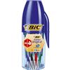 bic Penne a sfera con cappuccio BIC Cristal Original 1 mm - colori assortiti - astuccio portapenne da 20 pezzi - 929081