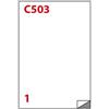markin Etichette autoadesive Copiatabu A4 Super Permanente - 1 et/foglio - conf. 100 ff Markin 210x297 mm - X210C503SP
