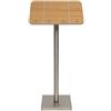 securit Leggio portamenù Securit in legno e acciaio 115x54x36 cm naturale MCS-115-TE