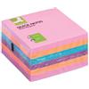 Q-Connect Foglietti riposizionabili Q-Connect 70 g/m² assortiti ultra 76x76 mm 6 blocchetti da 75 ff - KF02515