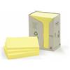 post-it Foglietti Post-it Notes Giallo 76x127mm carta riciclata torre da 16 blocchetti da 100 ff - 655-1T