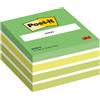 post-it BLOCCO CUBO 450foglietti Post-it 76x76mm 2028-G PASTELLO VERDE