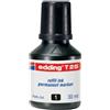 edding Inchiostro permanente per ricarica edding T 25 nero - 30 ml 4-T25001