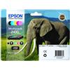 epson Cartuccia inkjet Elefante 24XL Epson 6 colori C13T24384011