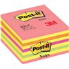 post-it BLOCCO CUBO 450foglietti Post-it 76x76mm 2028-NP NEON ROSA