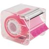 eurocel Nastro adesivo con dispenser Eurocel Memograph scrivibile e removibile - 50 mm x 10 m - in PVC - rosa - 021200632