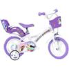 Dino Bikes Unicorn Academy Bici Bicicletta taglia 12