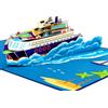 GREETING ART Biglietto per navi da crociera, pop-up con nave da crociera, biglietto di compleanno 3D, buono per crociera, regalo in denaro per viaggi in nave e luna di miele, buono di viaggio con nave