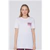 Tezenis T-shirt Cotone Con Stampa Donna Bianco