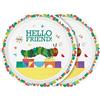 Gedalabels Set di 2 piatti Bruco Nimmersatt Hello Friend
