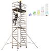 Svelt Jolly - Trabattello da 1,8 a 11,7 m - in Alluminio - AJOLLY987 - 10,82 m