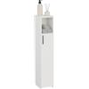 ComfortCove Mobiletto da Bagno Slim, Mobile Bagno Alto, Bianco