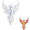 DONGKER Stampi in Silicone a Forma di Drago, Stampo in Resina a Forma di Fenice, 3D Stampini per Colata di Animali per Fai da Te La Decorazione della Casa, Decorazioni Artistiche per Ufficio, Natale