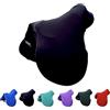 Majestic Ally Coprisella inglese con manico regolabile, tessuto elasticizzato a 4 vie in spandex/elastan, vari colori (nero)