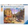 Ravensburger - Puzzle Passeggiata Serale, 500 Pezzi, Idea regalo, per Lei o Lui, Puzzle Adulti