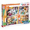Clementoni - 27539 - Glitter Puzzle - 44 Gatti - 104 Pezzi - Made In Italy - Puzzle Bambini 6 Anni +