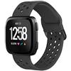 iBazal Cinturini compatibili con Cinturino Versa/Versa 2 / Versa Lite Bands Silicone Cinturini di Ricambio di Ricambio per Blaze Braccialetti Orologi da Uomo - Grigio Scuro